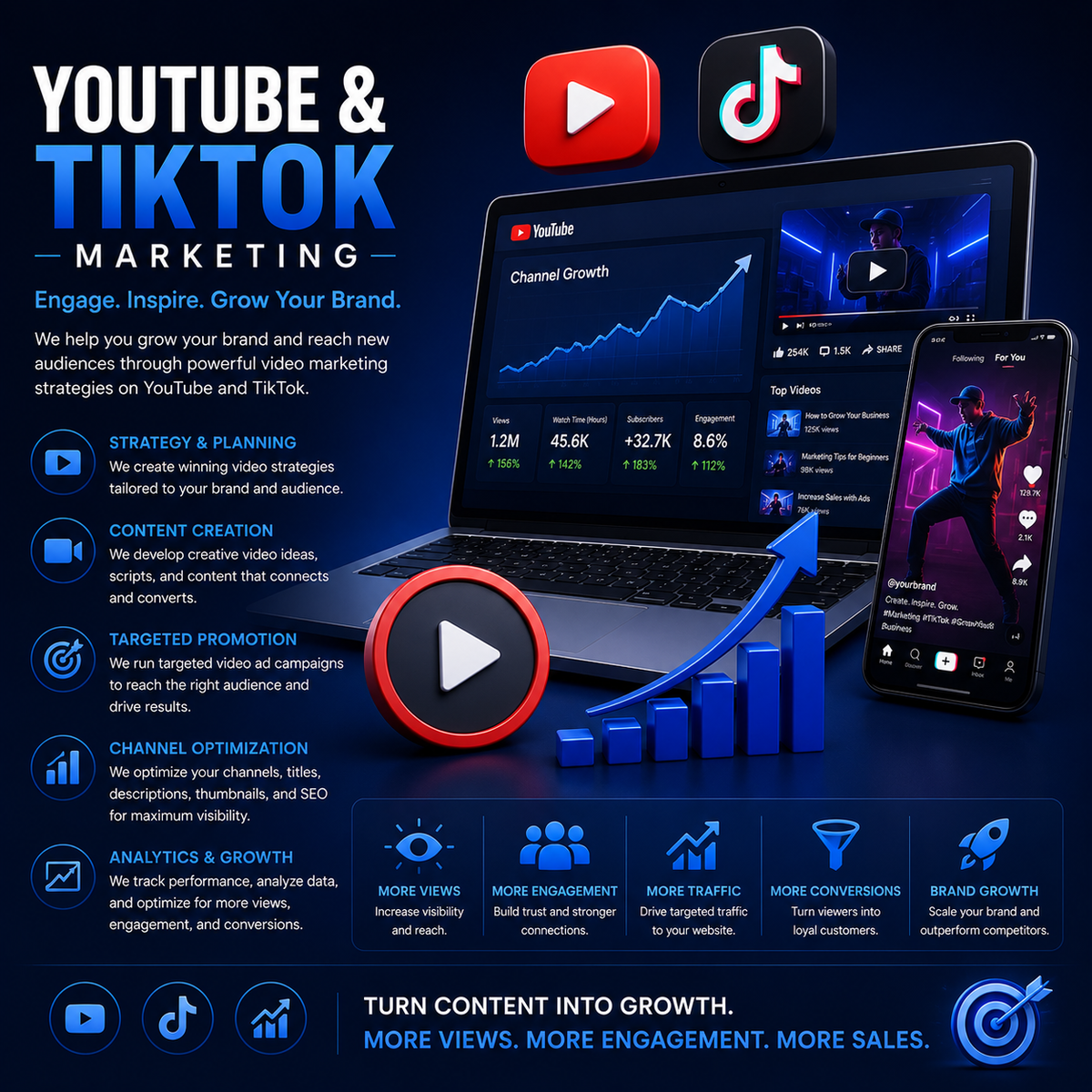 YouTube & TikTok Marketing